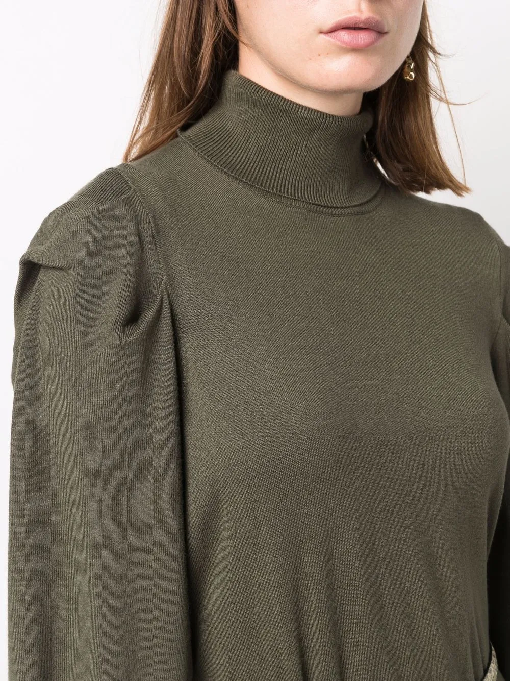 фото Liu jo платье из джерси с высоким воротником