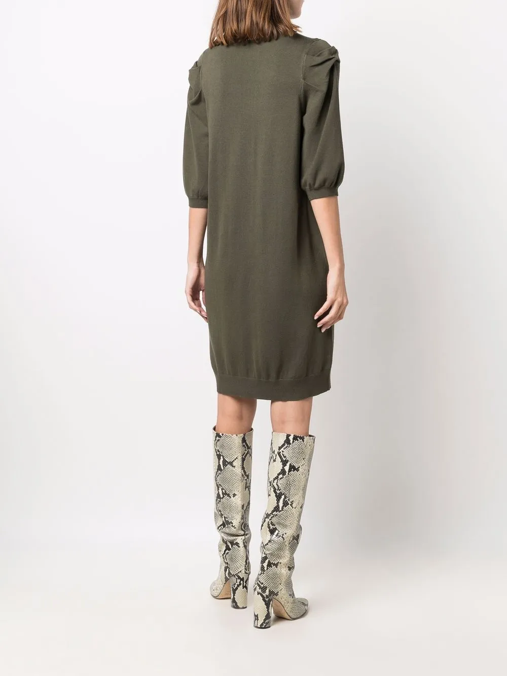 фото Liu jo платье из джерси с высоким воротником