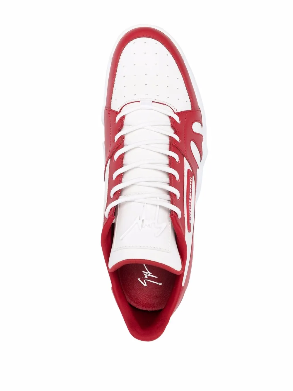 фото Giuseppe zanotti кроссовки talon со вставками