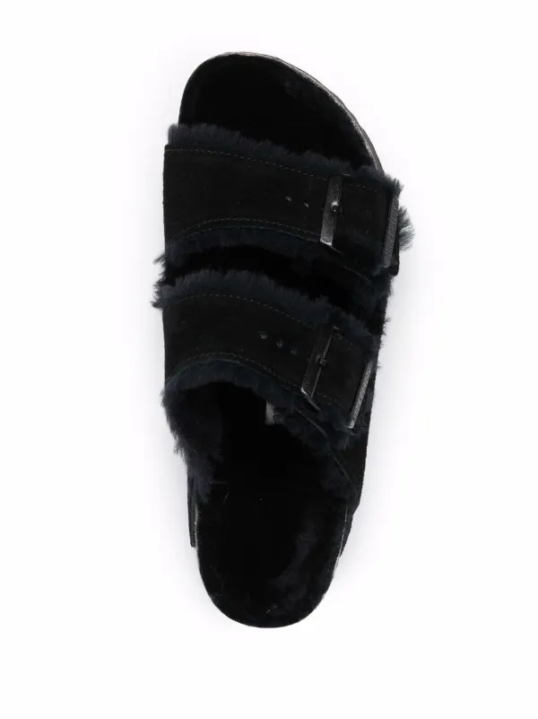 Birkenstock top fur black