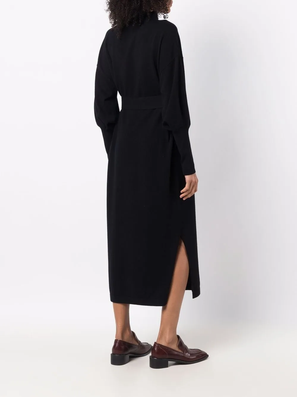 фото Fabiana filippi трикотажное платье миди с поясом