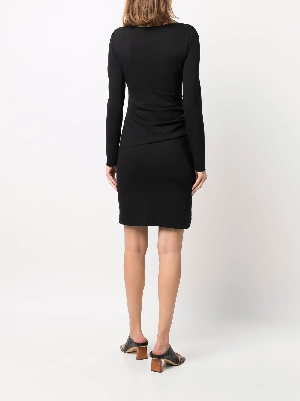 фото Emporio armani платье мини со сборками