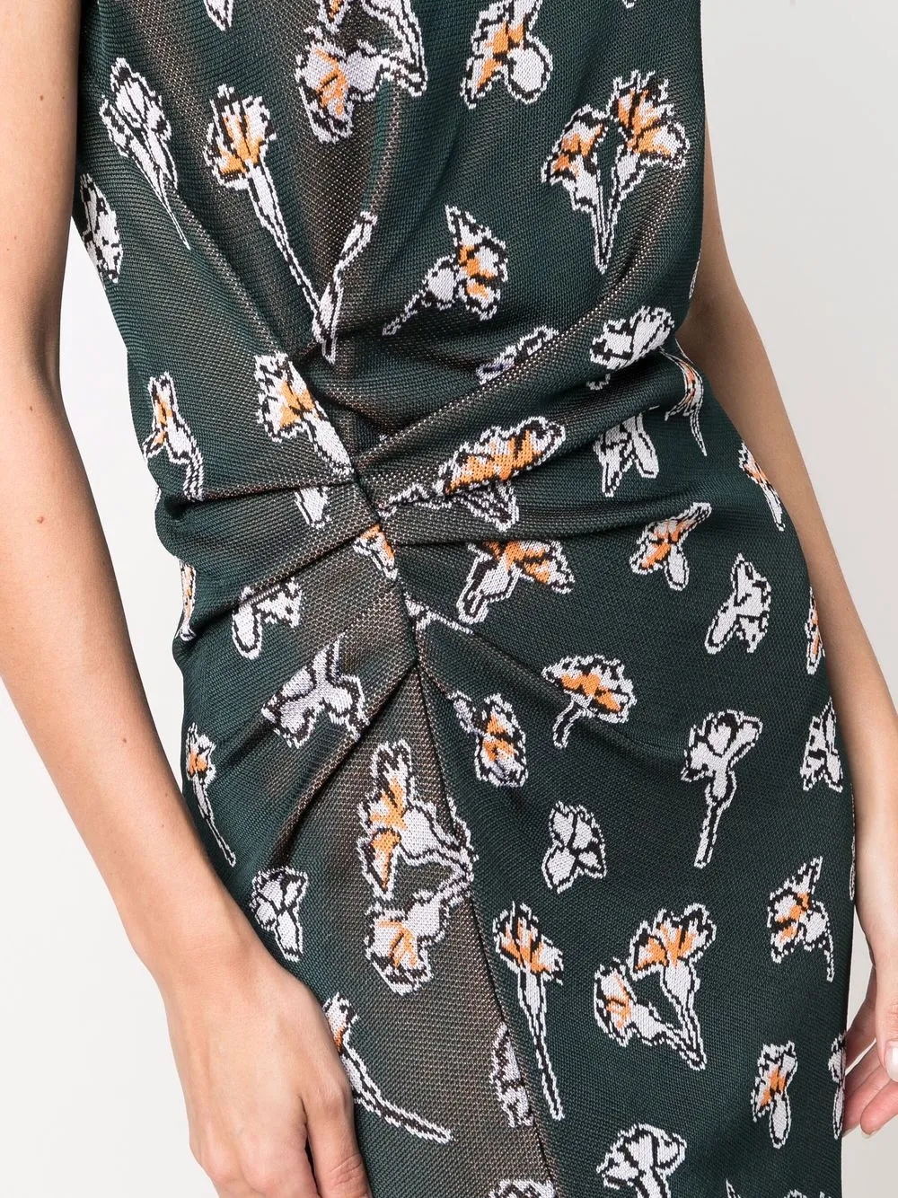 фото Emporio armani платье мини с графичным принтом