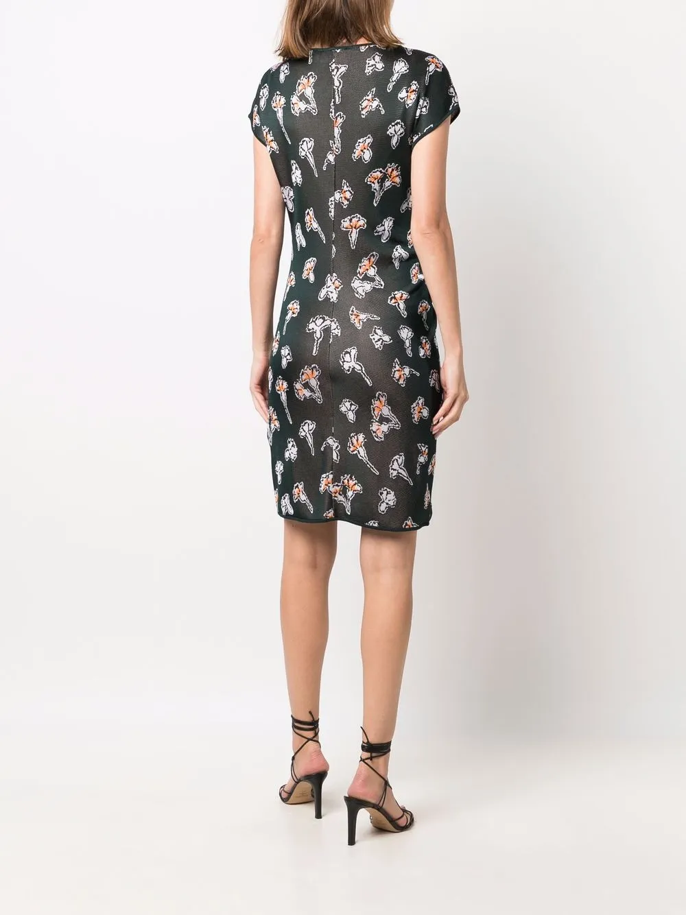 фото Emporio armani платье мини с графичным принтом