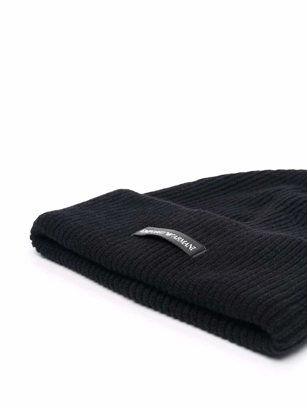 Emporio Armani Muts met logo - Zwart