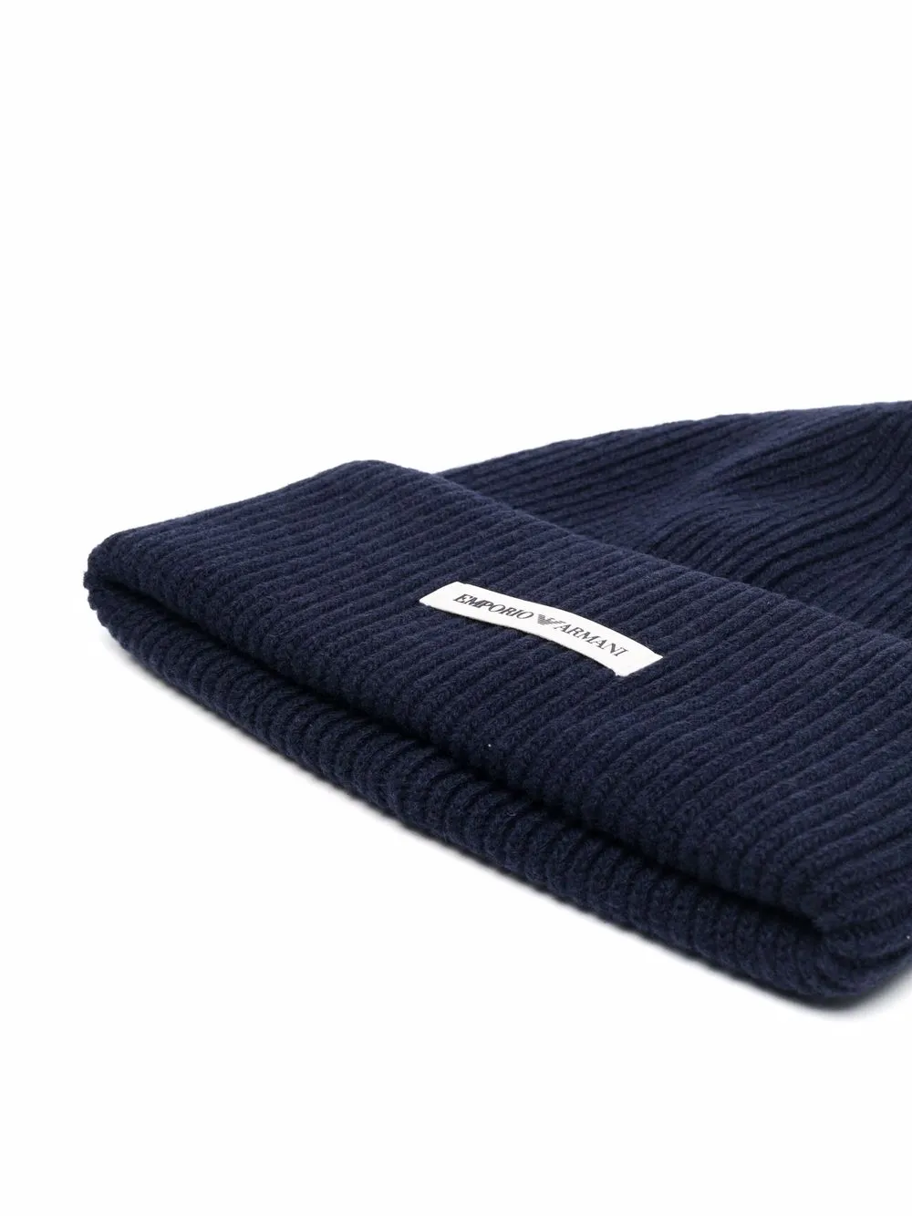 Emporio Armani Muts met logo - Blauw
