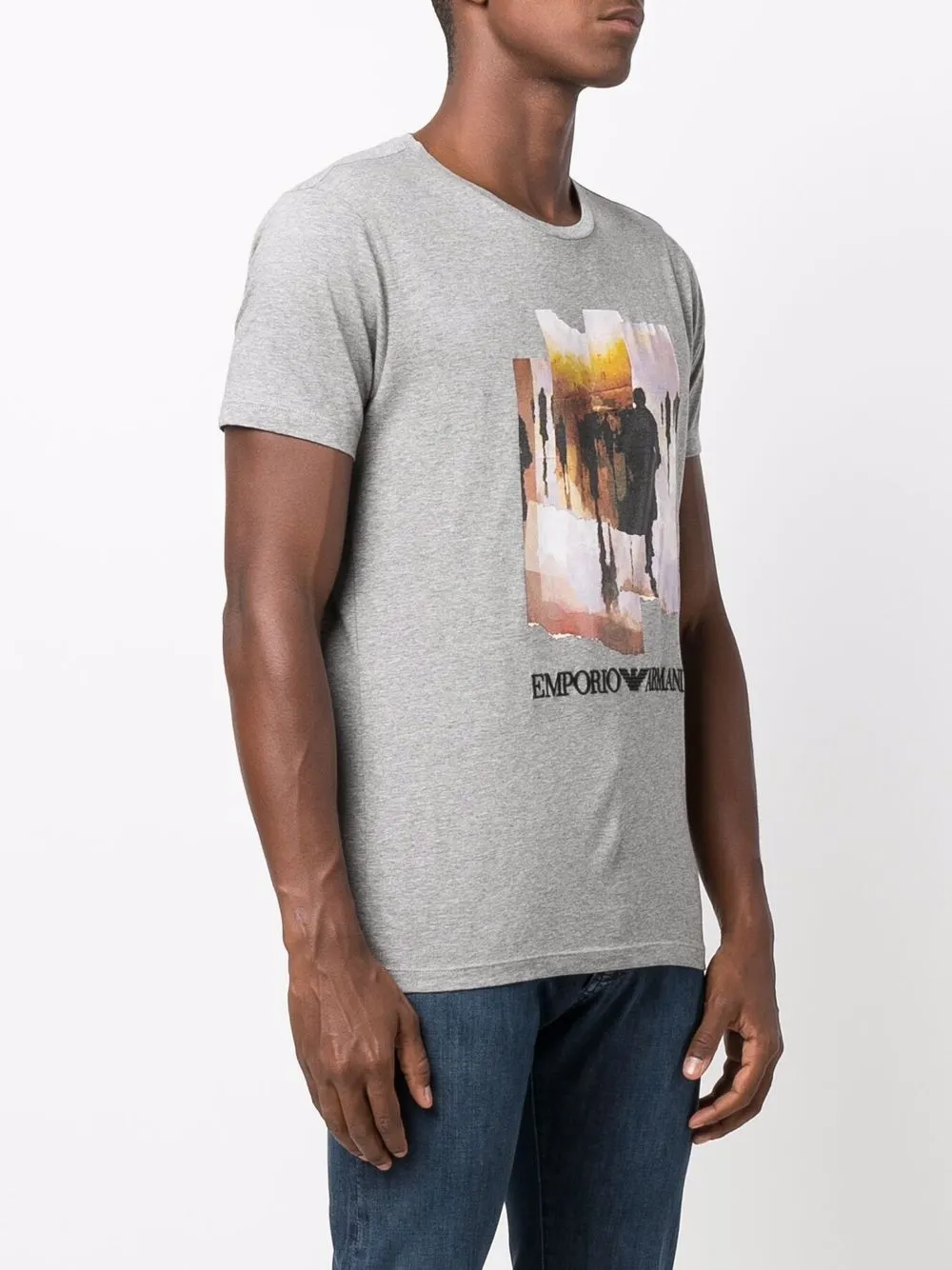 фото Emporio armani футболка с фотопринтом