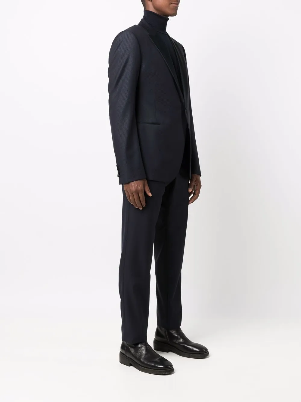 фото Emporio armani костюм-двойка с однобортным пиджаком