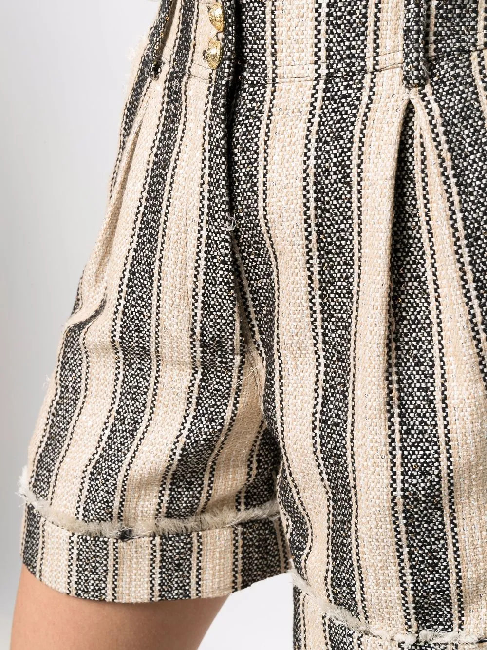 Balmain striped pique shorts | Image 5