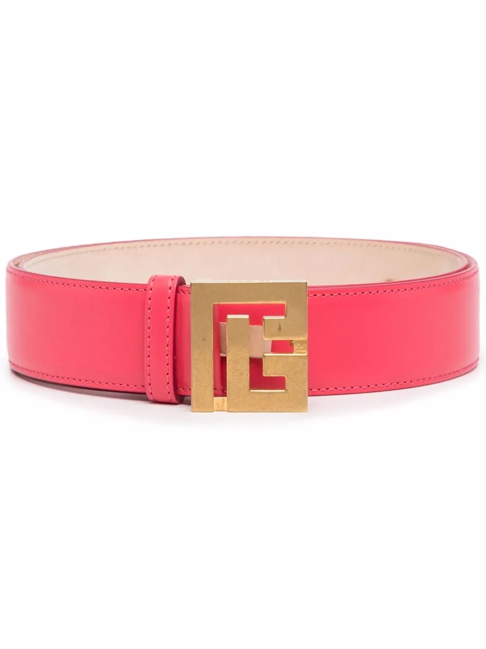 

Balmain logo-buckle belt - Pink
