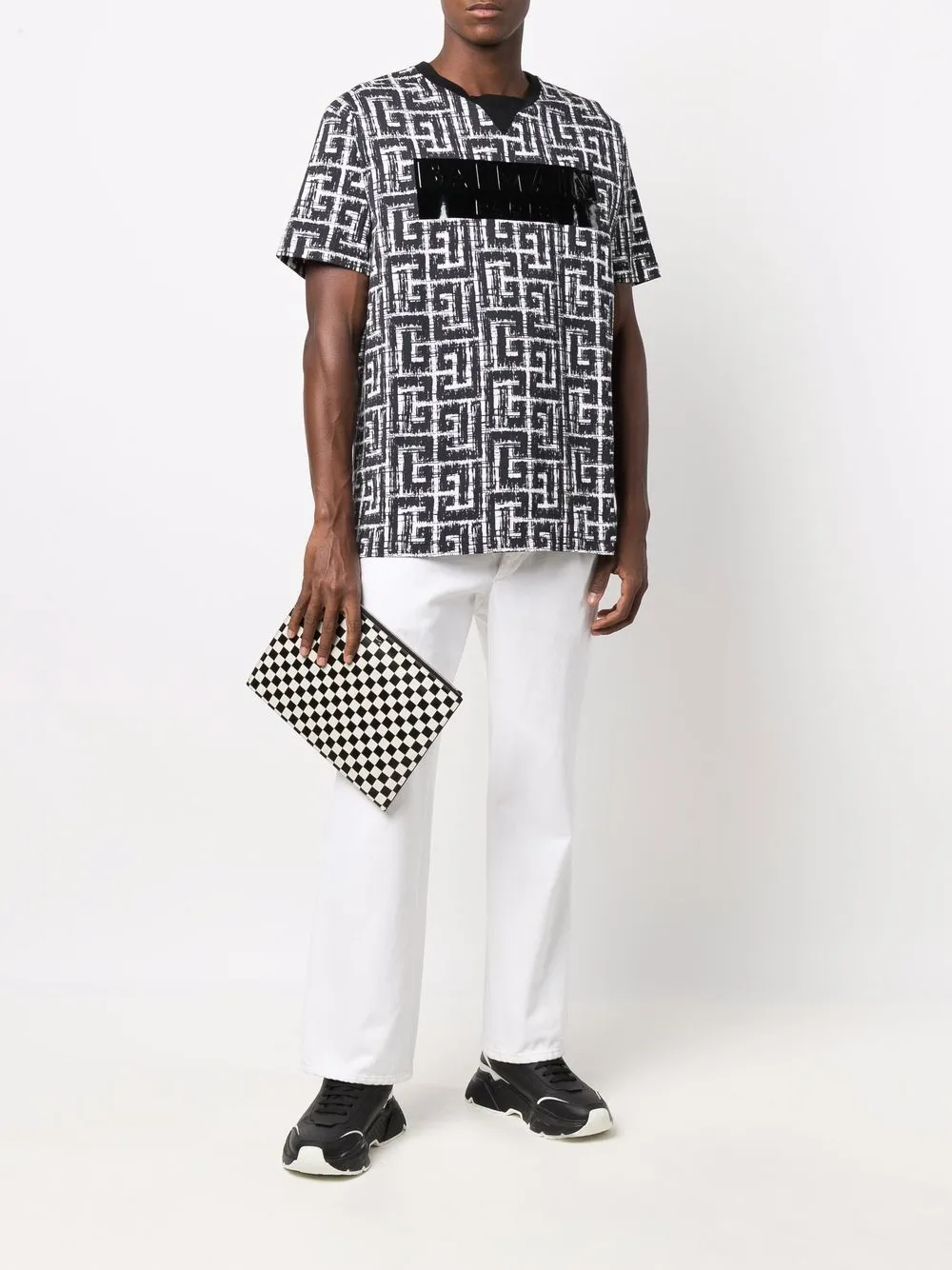 фото Balmain футболка с монограммой