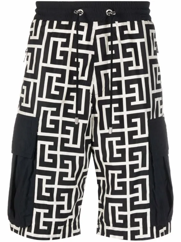 balmain cargo shorts