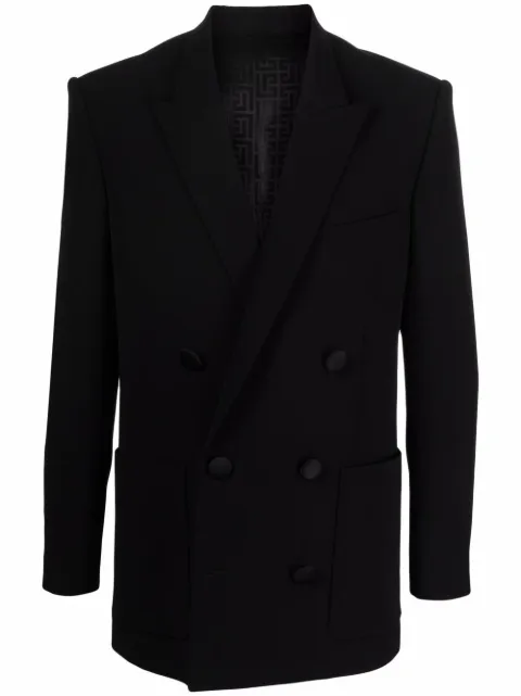 Balmain peak-lapels double-breasted blazer 