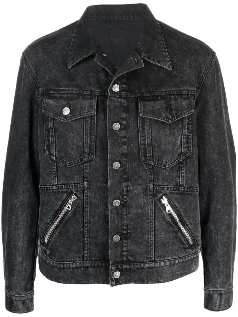 Balmain zip-detail denim jacket