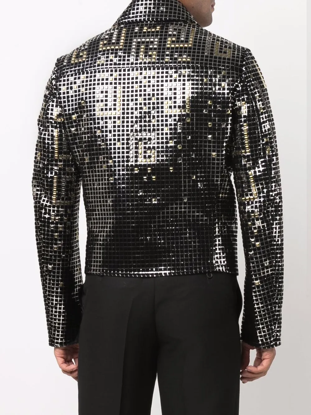 фото Balmain куртка на молнии с монограммой