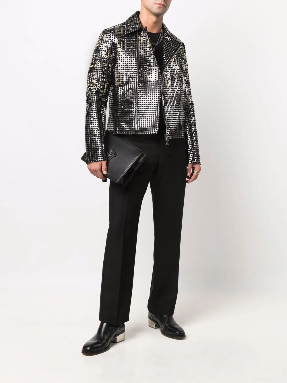 фото Balmain куртка на молнии с монограммой