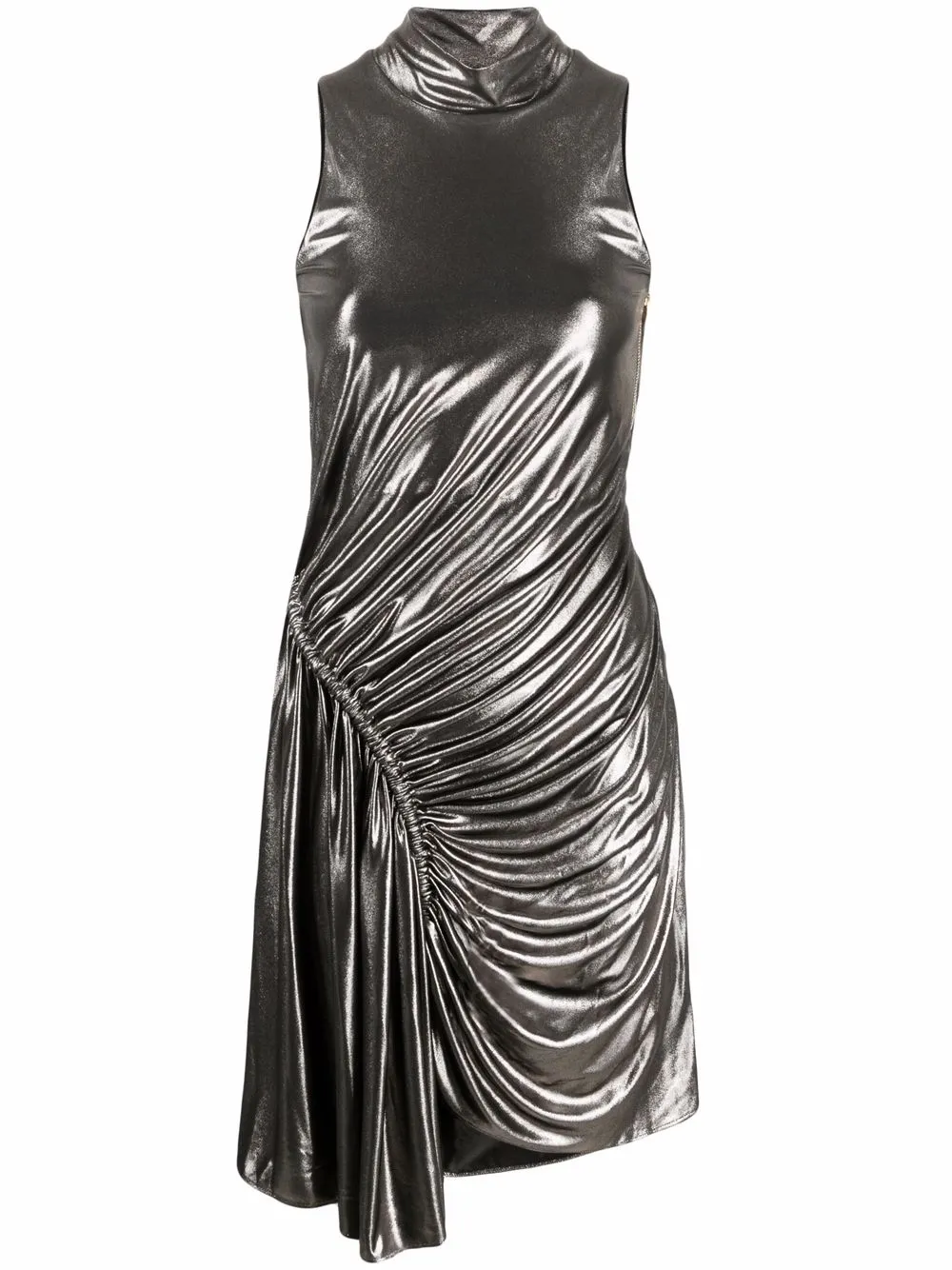 фото Balmain платье мини со сборками