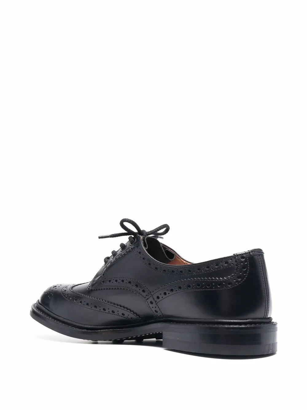 Tricker's Bourtoncalf leren veterschoenen Zwart