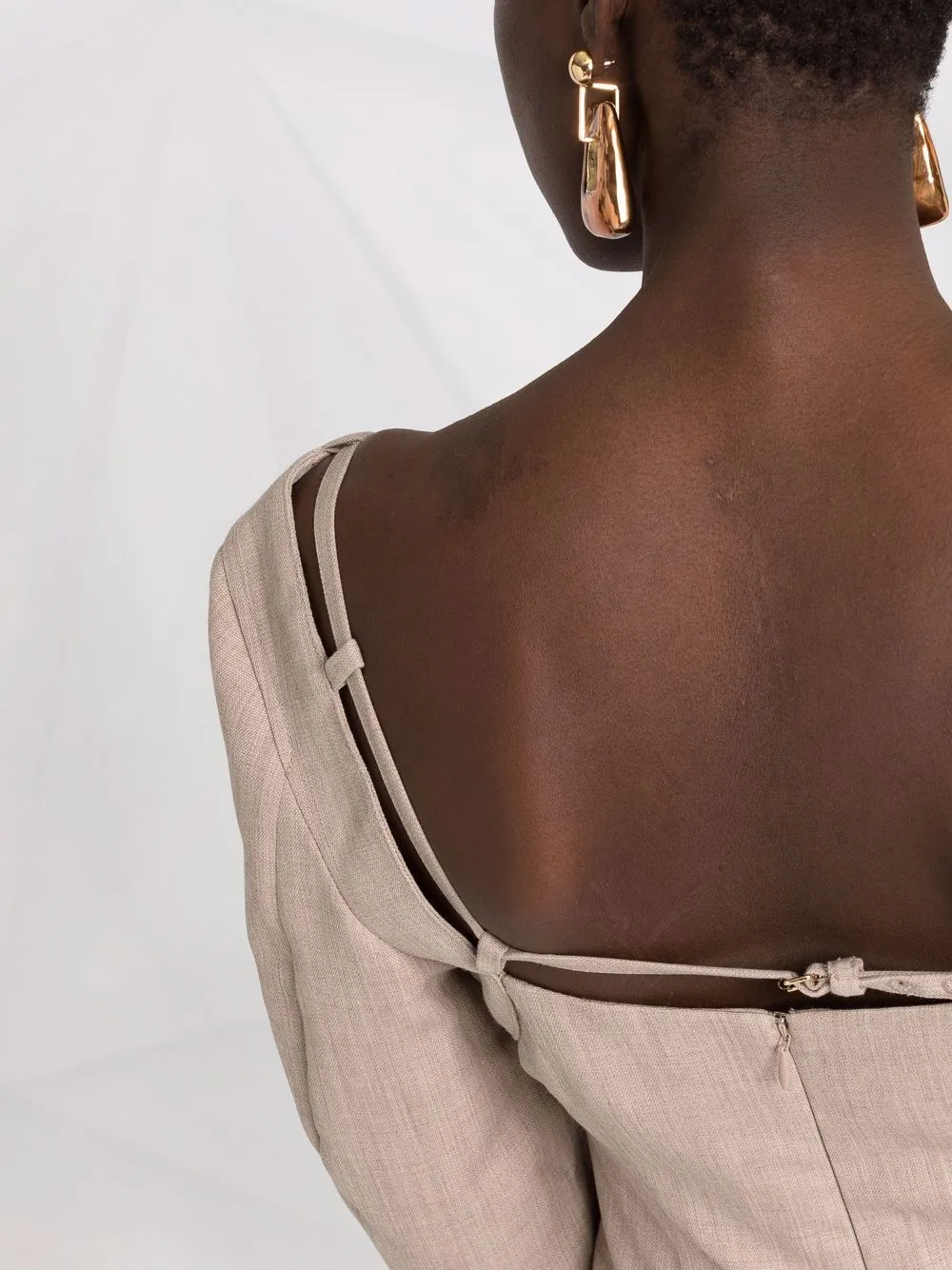 JACQUEMUS LA ROBE MANIU TAILORED DRESS
