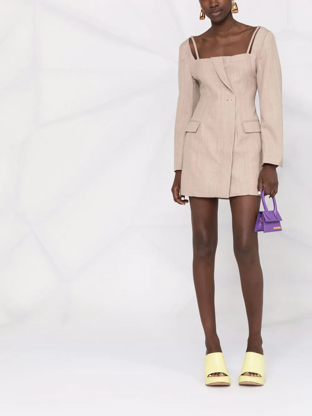 JACQUEMUS LA ROBE MANIU TAILORED DRESS
