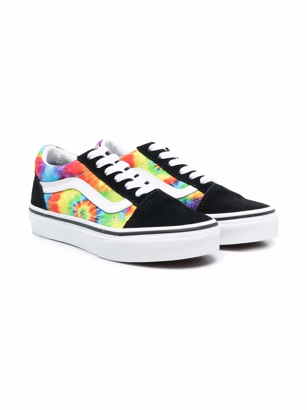 фото Vans kids кеды с принтом тай-дай