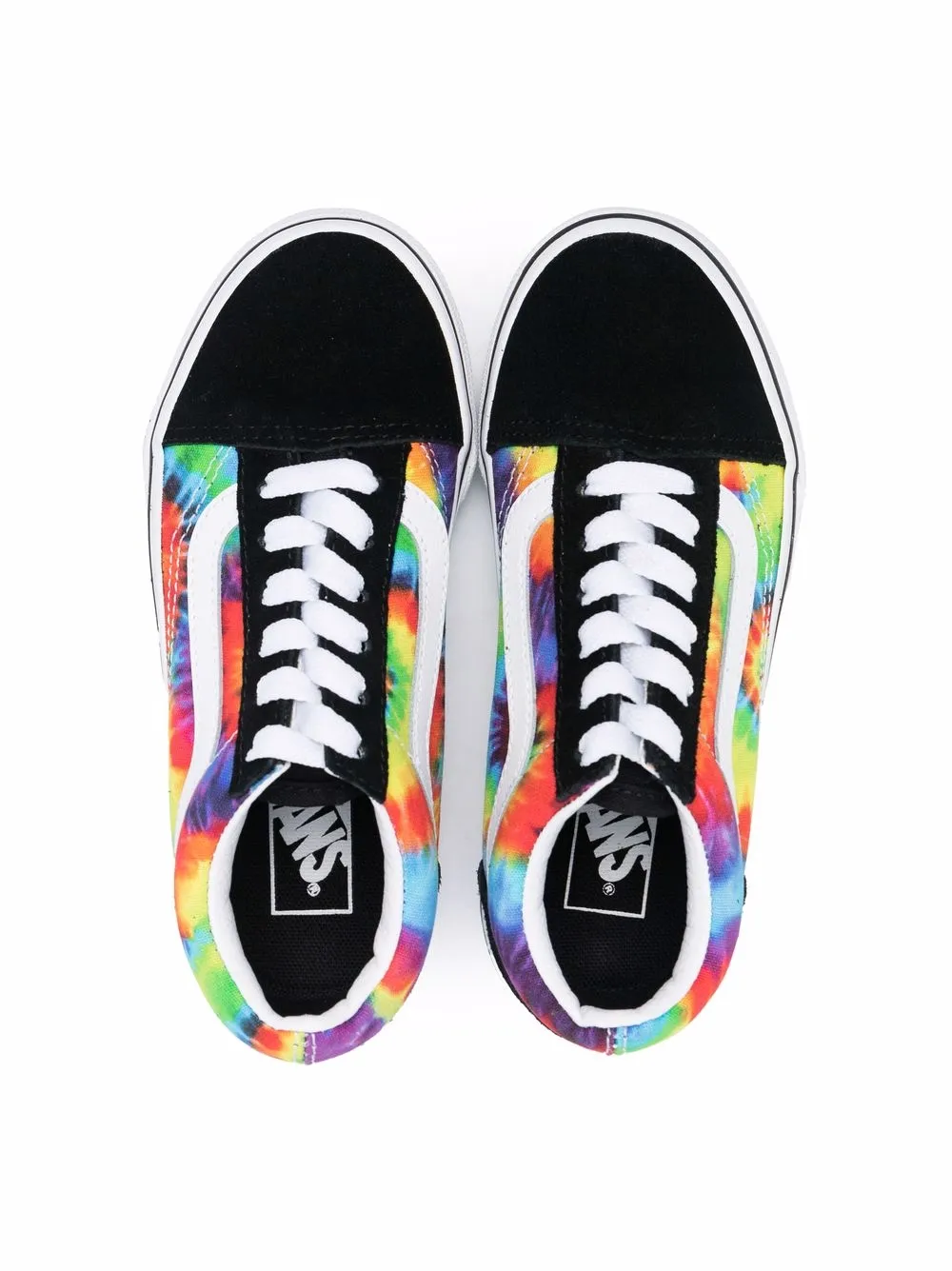 фото Vans kids кеды с принтом тай-дай