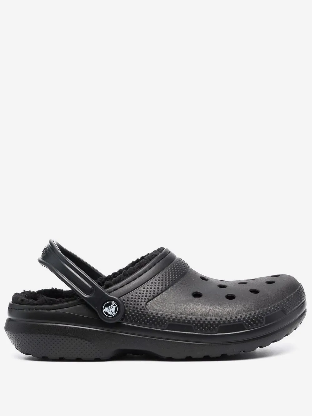 Crocs Classic crocs faux-fur sandals | Black | Image 1