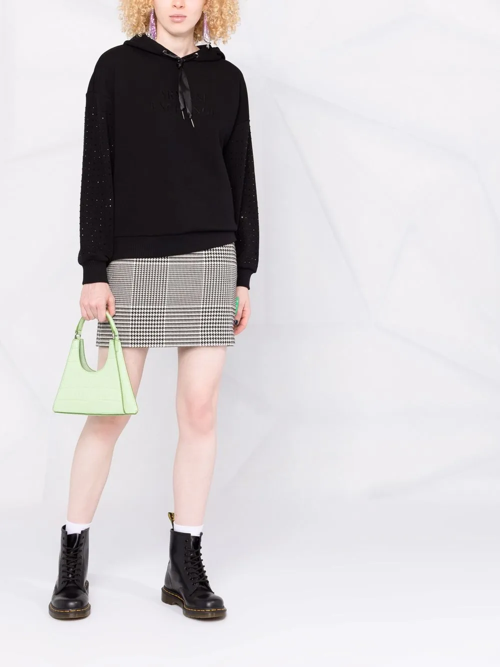 фото Armani exchange худи с вышитым логотипом
