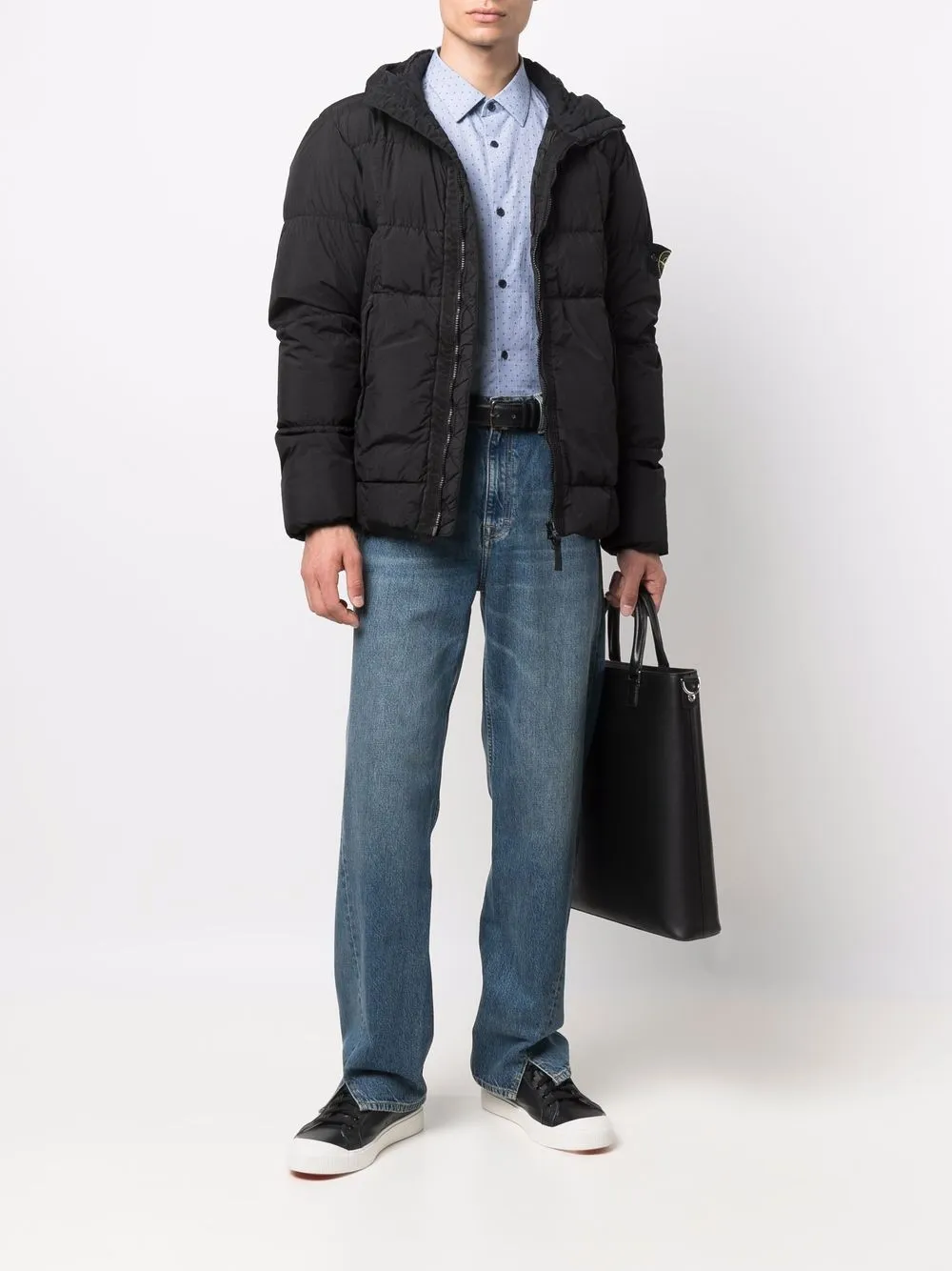 фото Armani exchange рубашка с вышитым логотипом