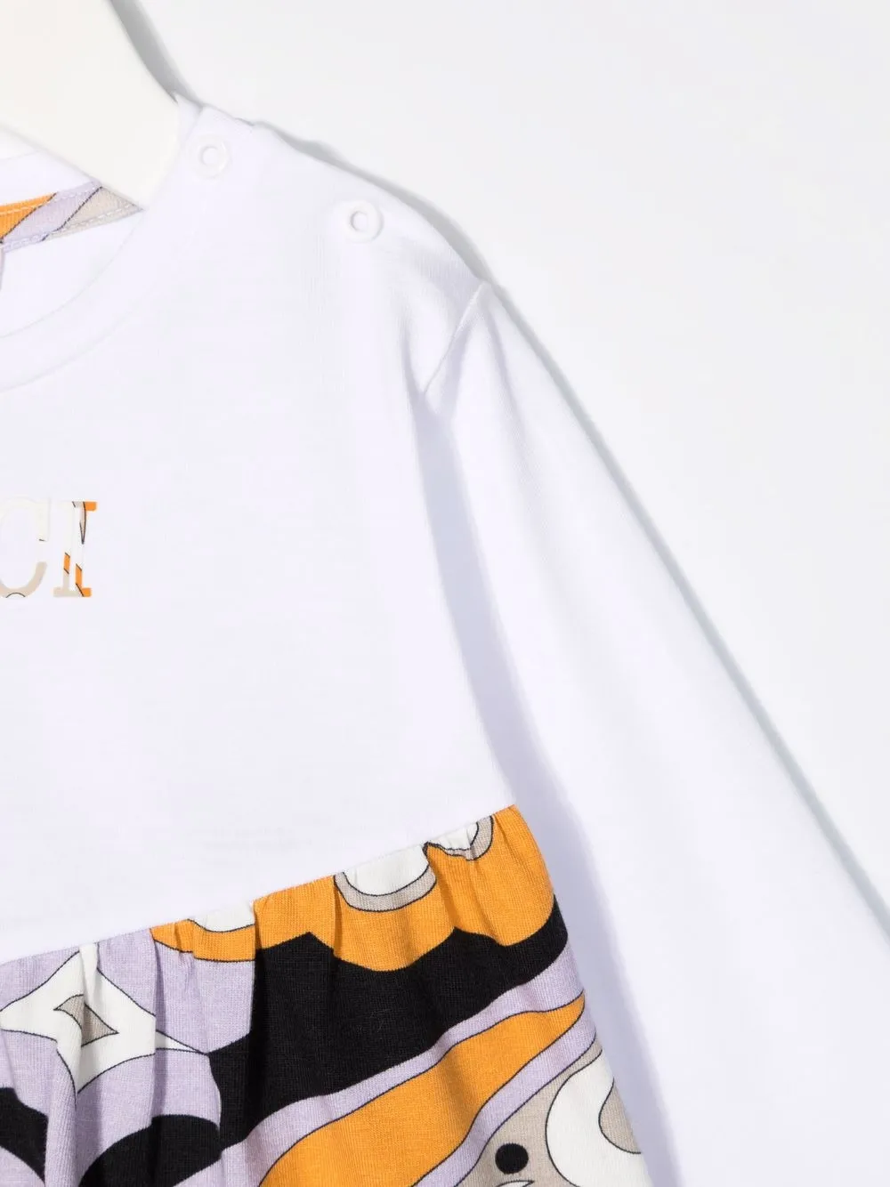 фото Emilio pucci junior платье с графичным принтом