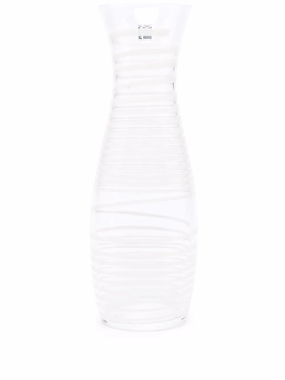 

Carlo Moretti stripe-patterned glass decanter - White