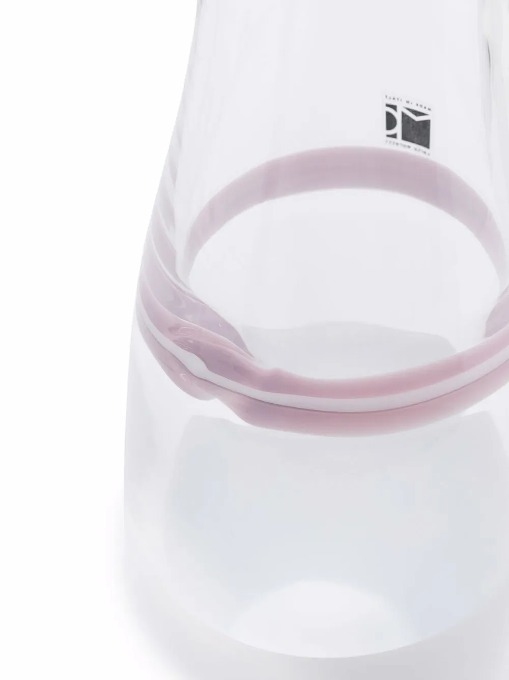 Carlo Moretti Stripe-detail Wine Decanter In Nude