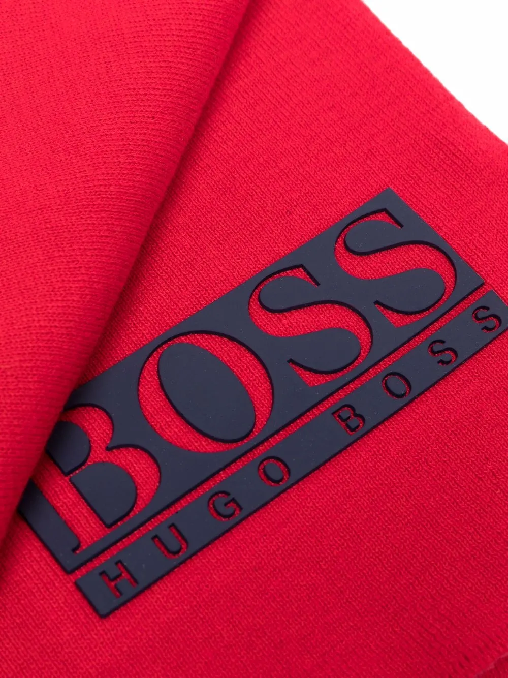 фото Boss kidswear шарф с нашивкой-логотипом