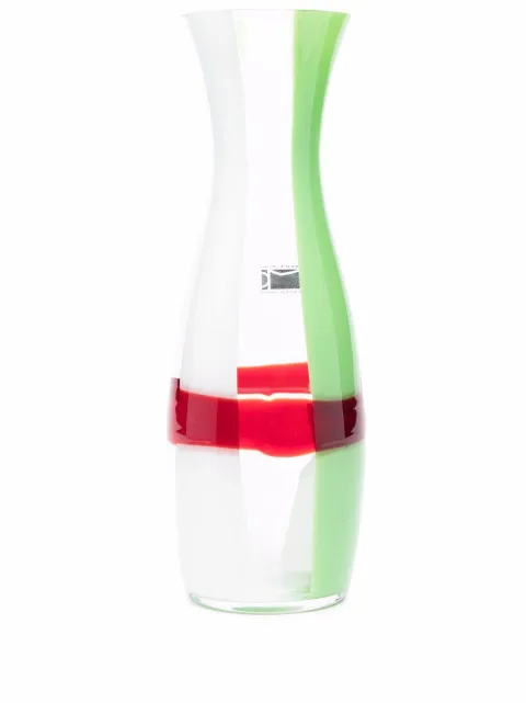 Carlo Moretti two-tone sapphire glass decanter