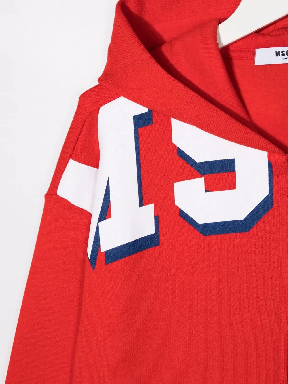 фото Msgm kids худи на молнии с логотипом