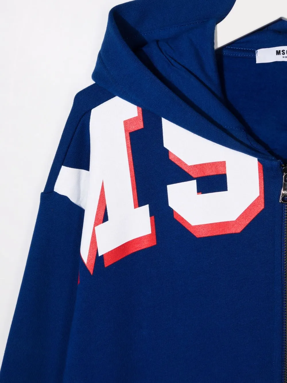 фото Msgm kids худи на молнии с логотипом