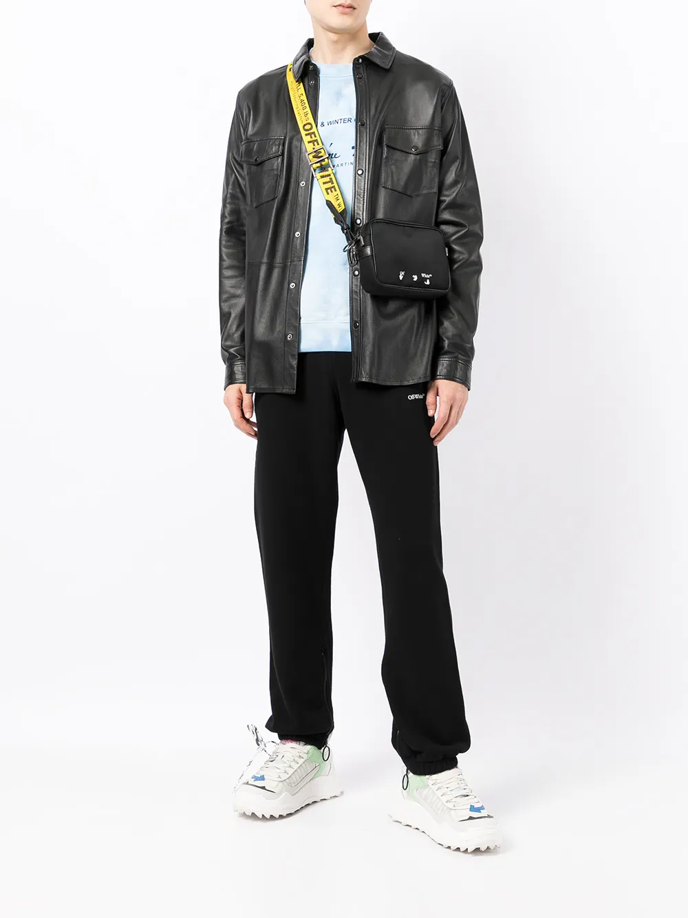 фото Off-white спортивные брюки с логотипом arrows