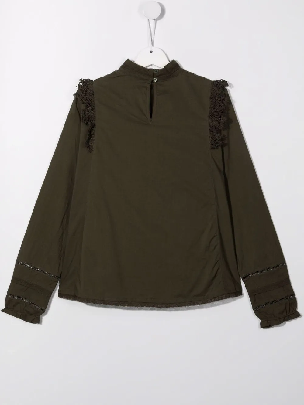 фото Zadig & voltaire kids топ с оборками