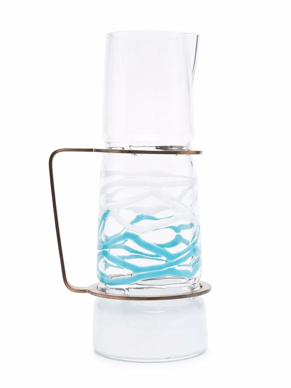 Carlo Moretti Tweekleurig decanteer karaf - Wit