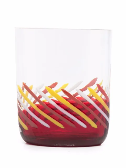Carlo Moretti Bora striped glass