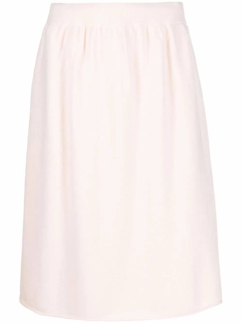 extreme cashmere кашемировая юбка миди с завышенной талией