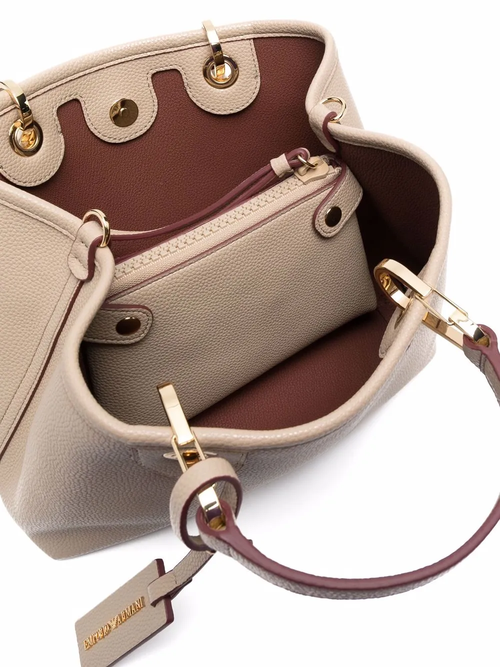 фото Emporio armani сумка-тоут среднего размера