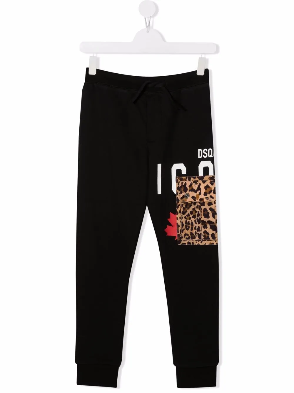Dsquared2 Kids брюки с логотипом и контрастными карманами