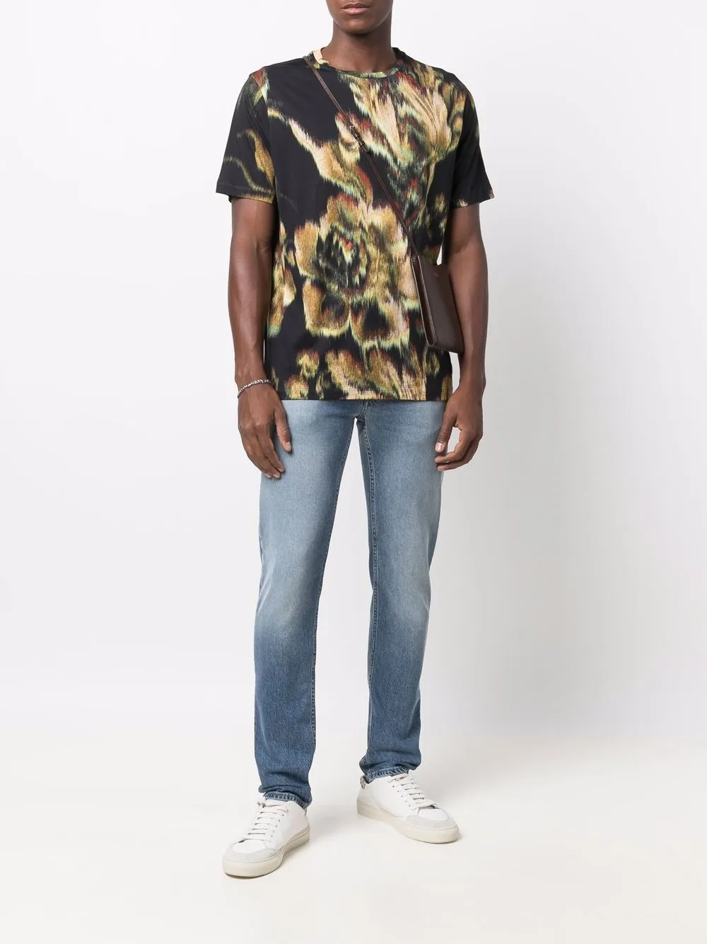 фото Paul smith футболка с цветочным принтом