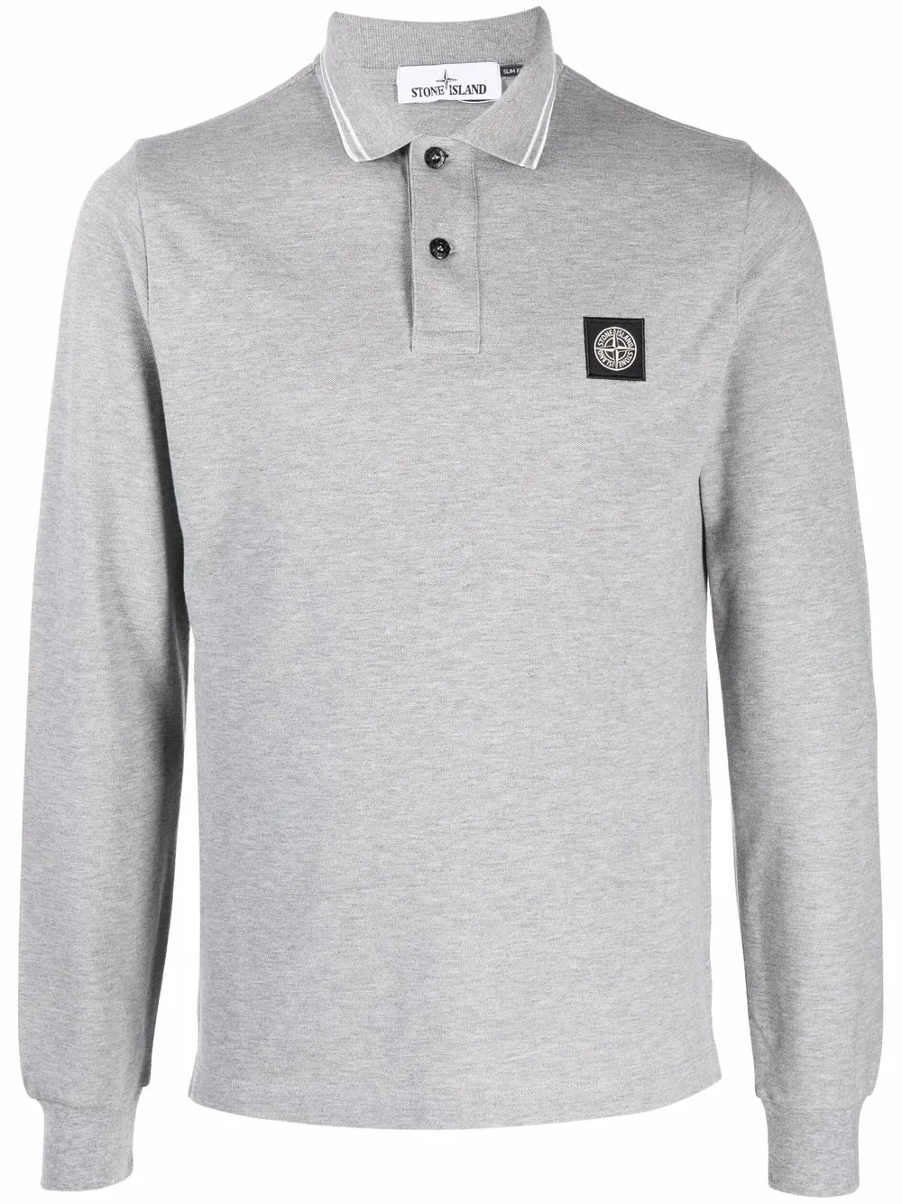 фото Stone island рубашка поло с нашивкой-логотипом