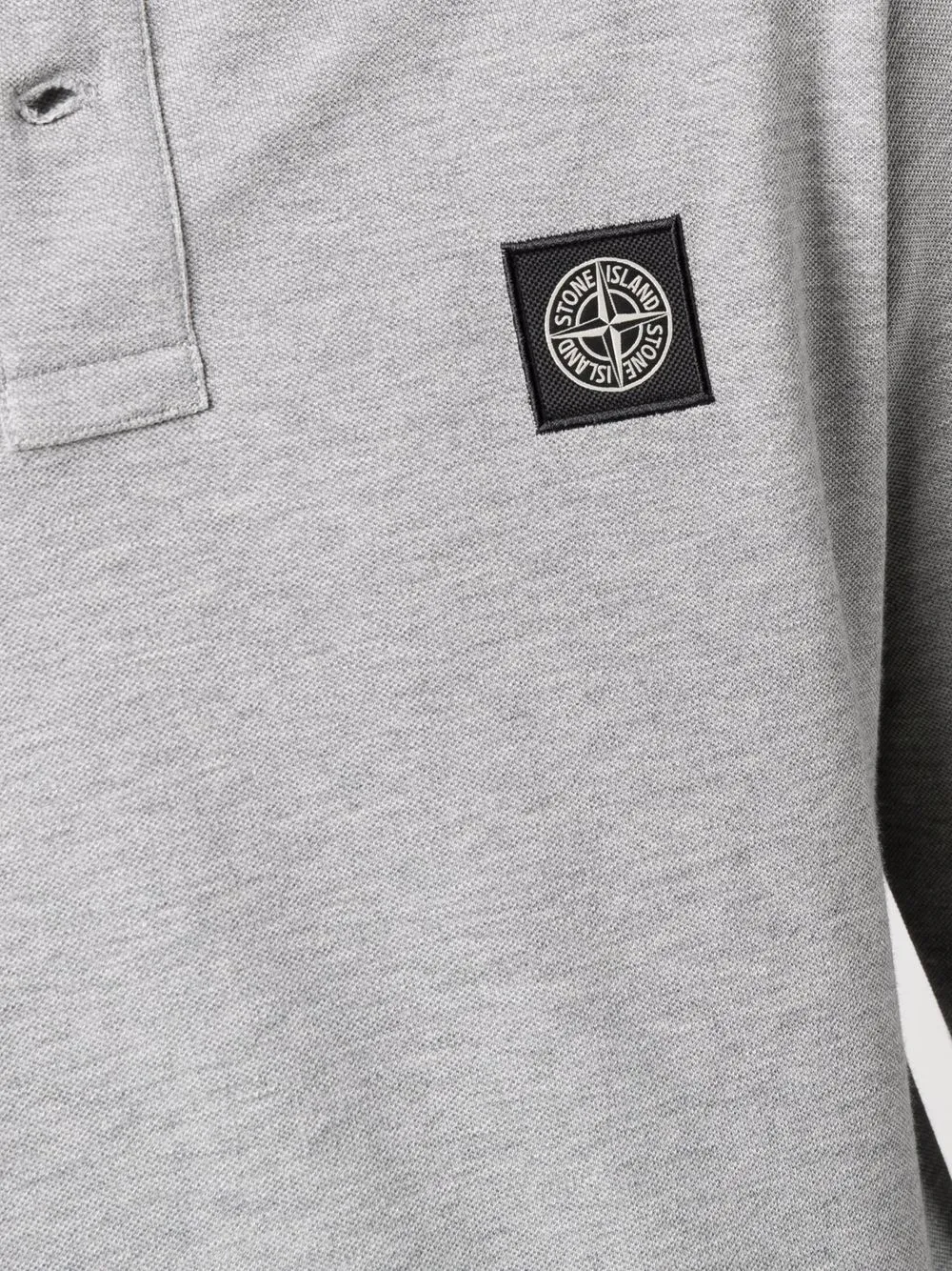 фото Stone island рубашка поло с нашивкой-логотипом