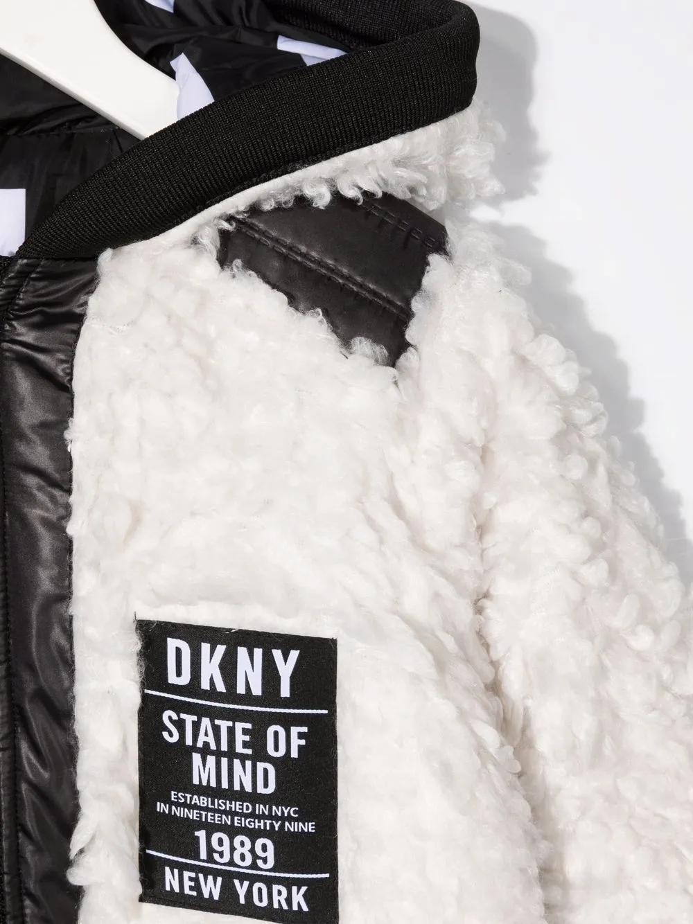 фото Dkny kids двусторонняя куртка из шерпы