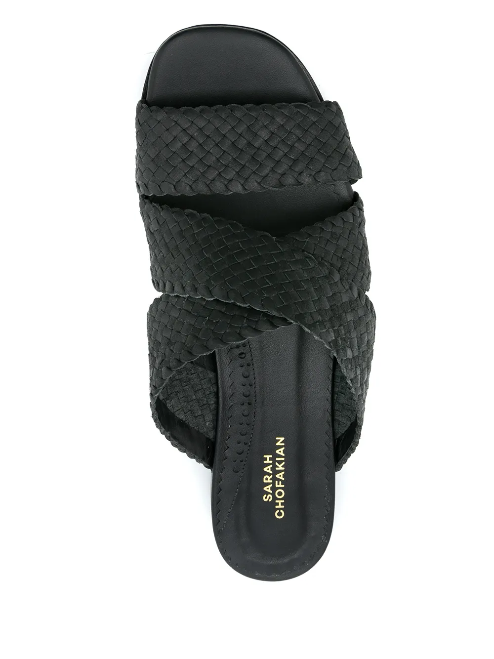 фото Sarah chofakian сандалии tristan с открытым носком