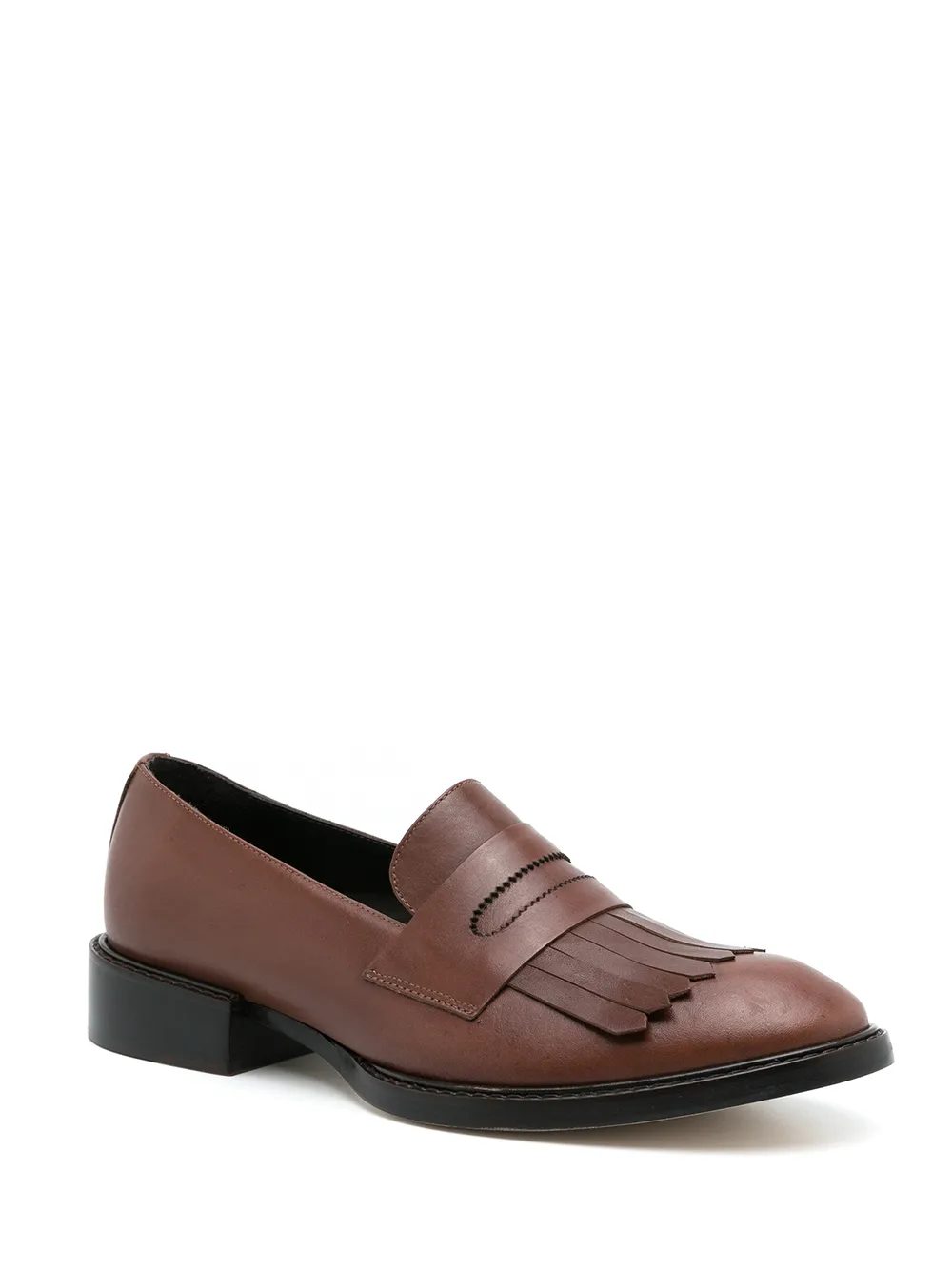 Sarah Chofakian Oxford fringed slip-on shoes | Image 2