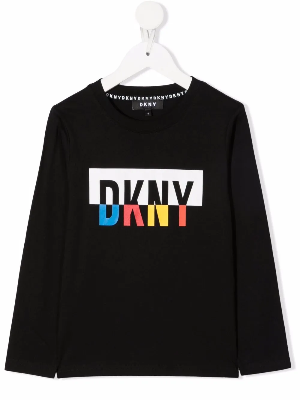 фото Dkny kids футболка из органического хлопка с логотипом